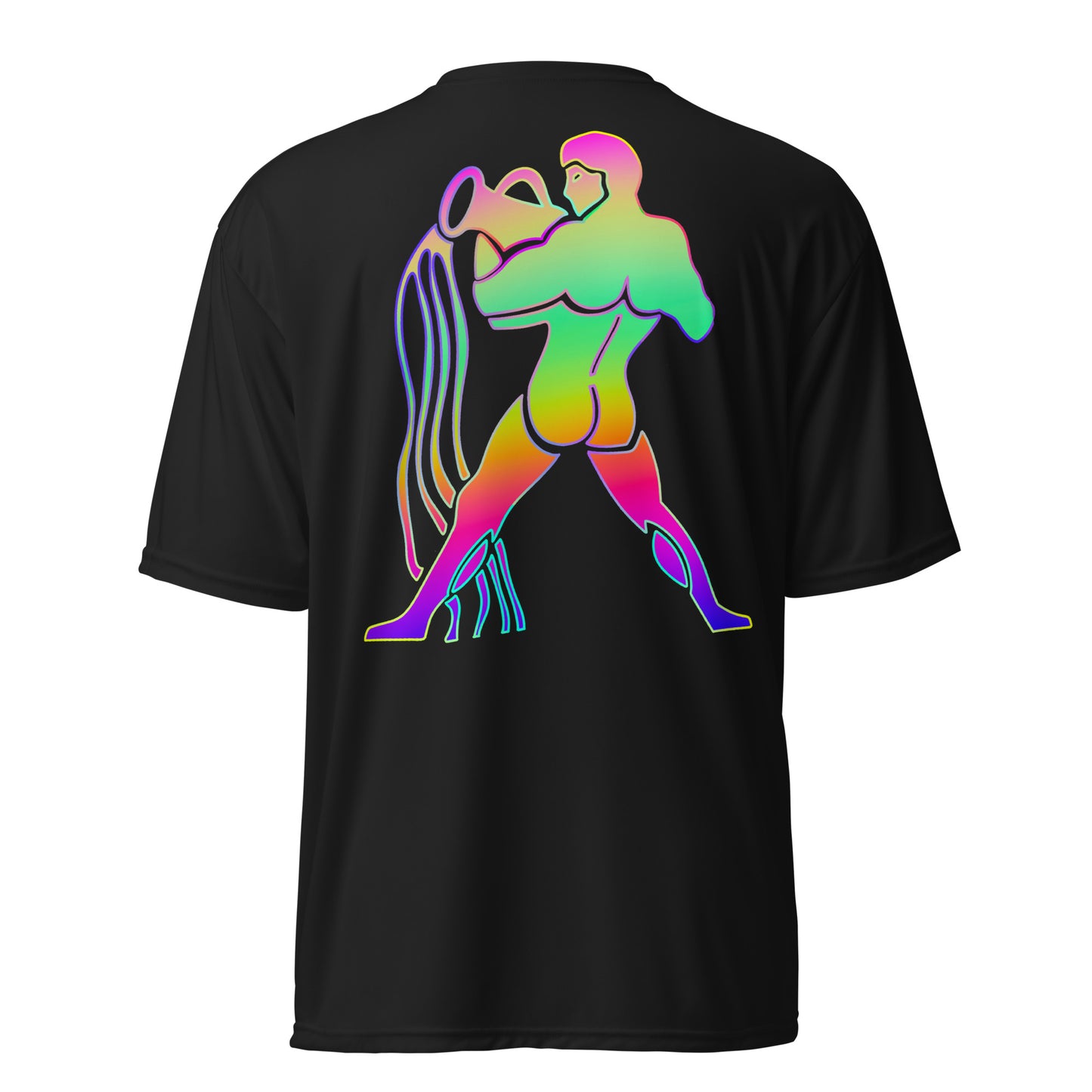 Unisex performance crew neck t-shirt AQUARIUS