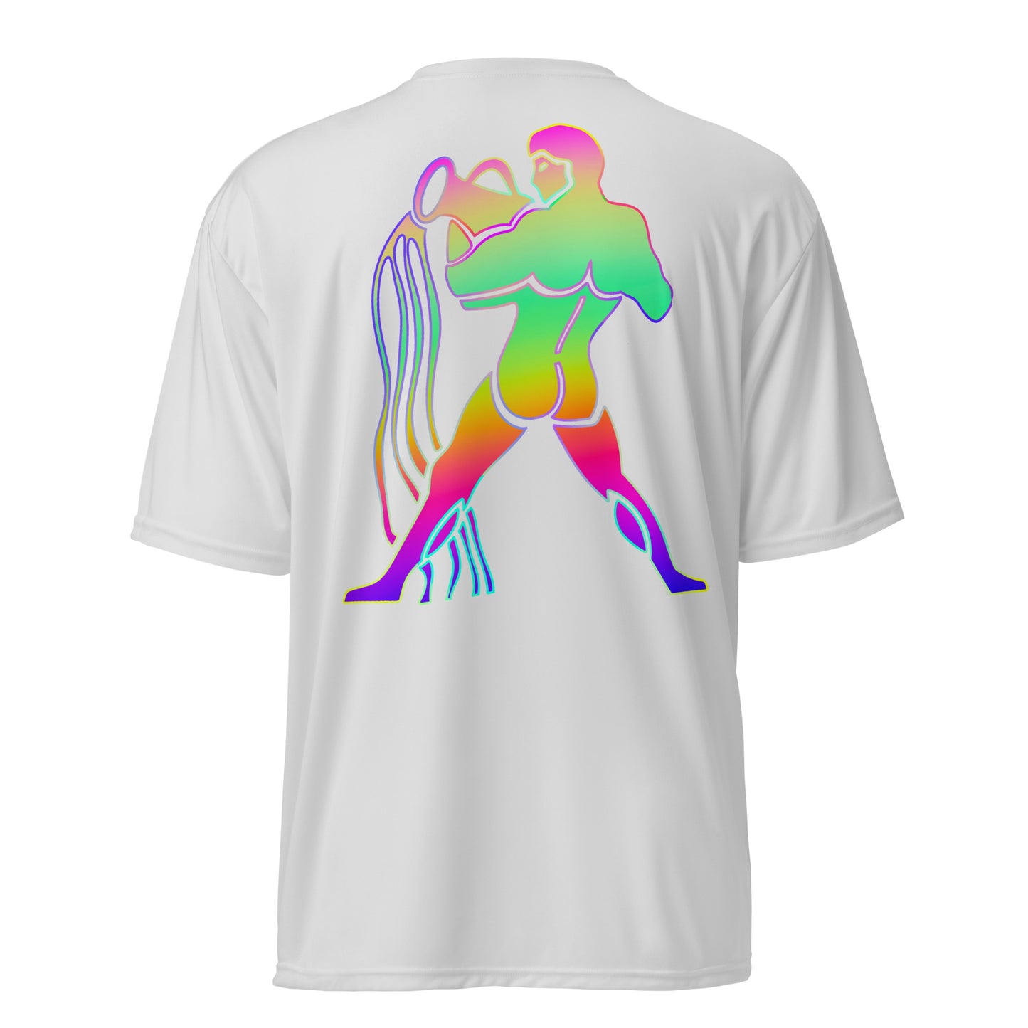 Unisex performance crew neck t-shirt AQUARIUS