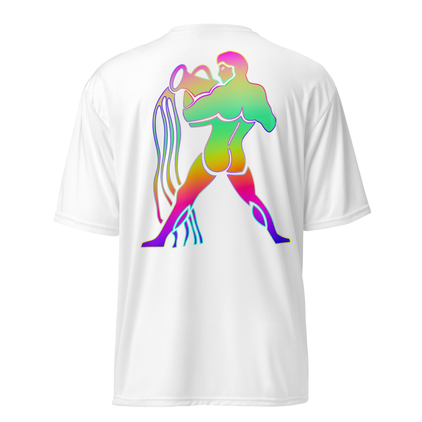 Unisex performance crew neck t-shirt AQUARIUS